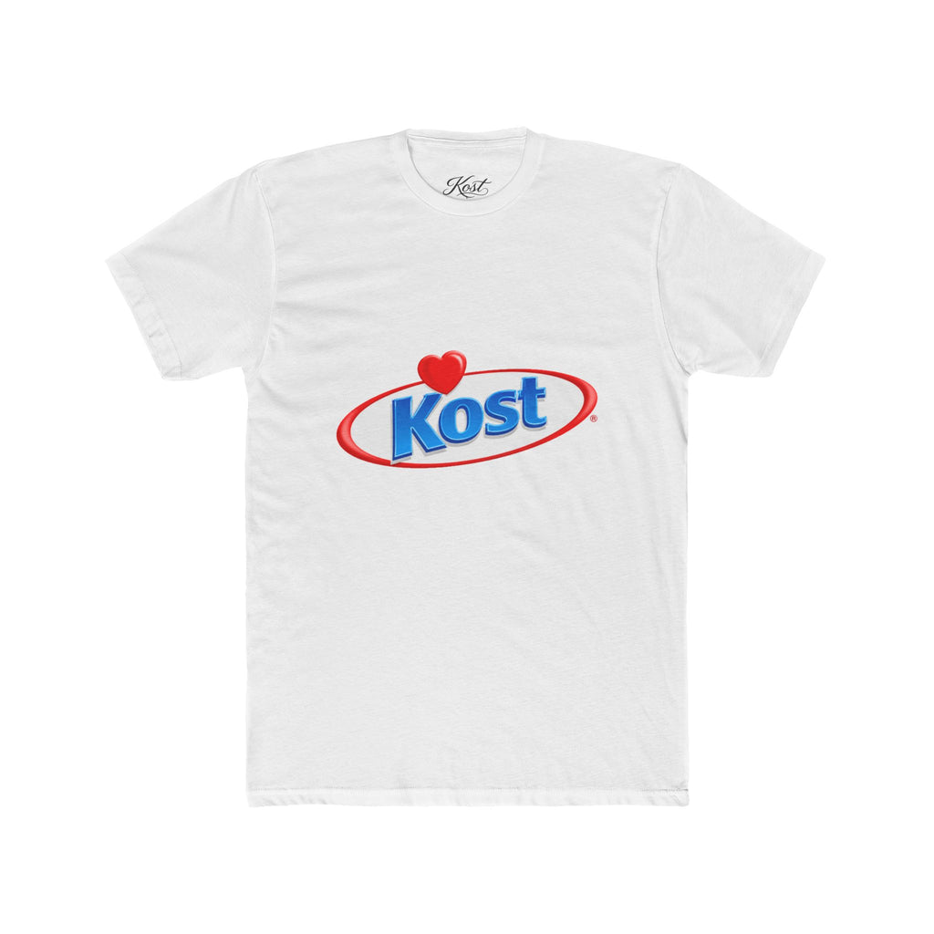 Kost Logo Tee — Retro Heart Emblem Graphic T‑Shirt