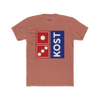 KOST Domino Logo Tee — Retro Red & Blue Graphic T-Shirt