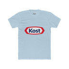 Kost Logo T-Shirt — Retro Red & Blue Graphic Crew Tee