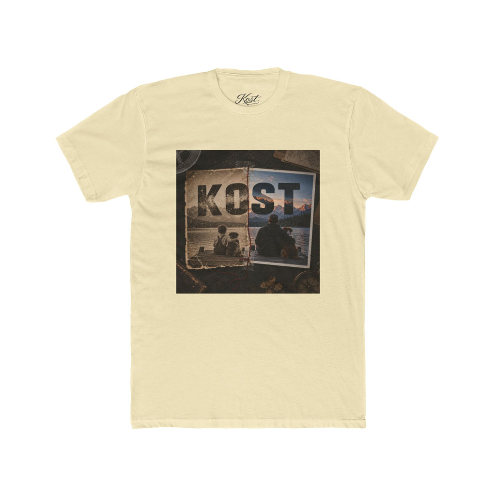 KOST Vintage Collage Tee — Retro Roadtrip Graphic T-Shirt