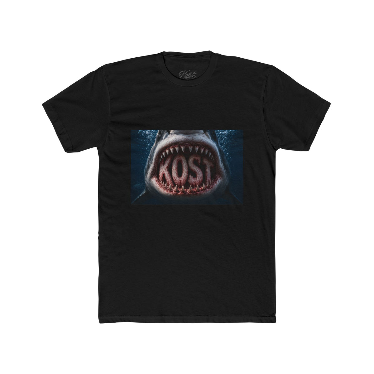 Shark Mouth Graphic Tee – 'KOST' Horror Ocean Shirt