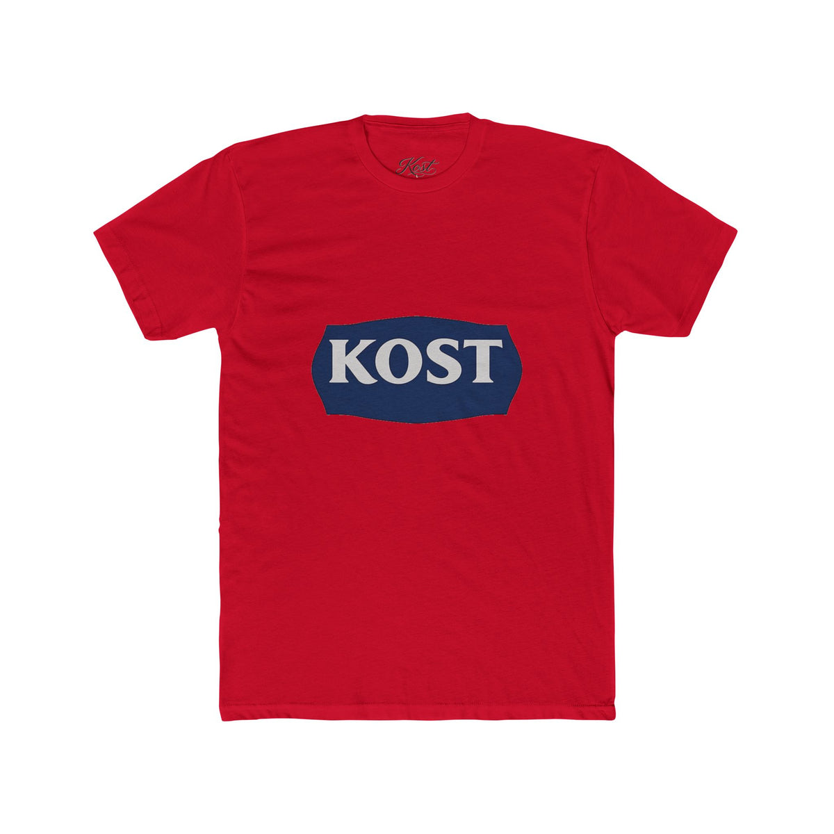 KOST Logo Tee — Vintage Navy Badge Graphic T-Shirt