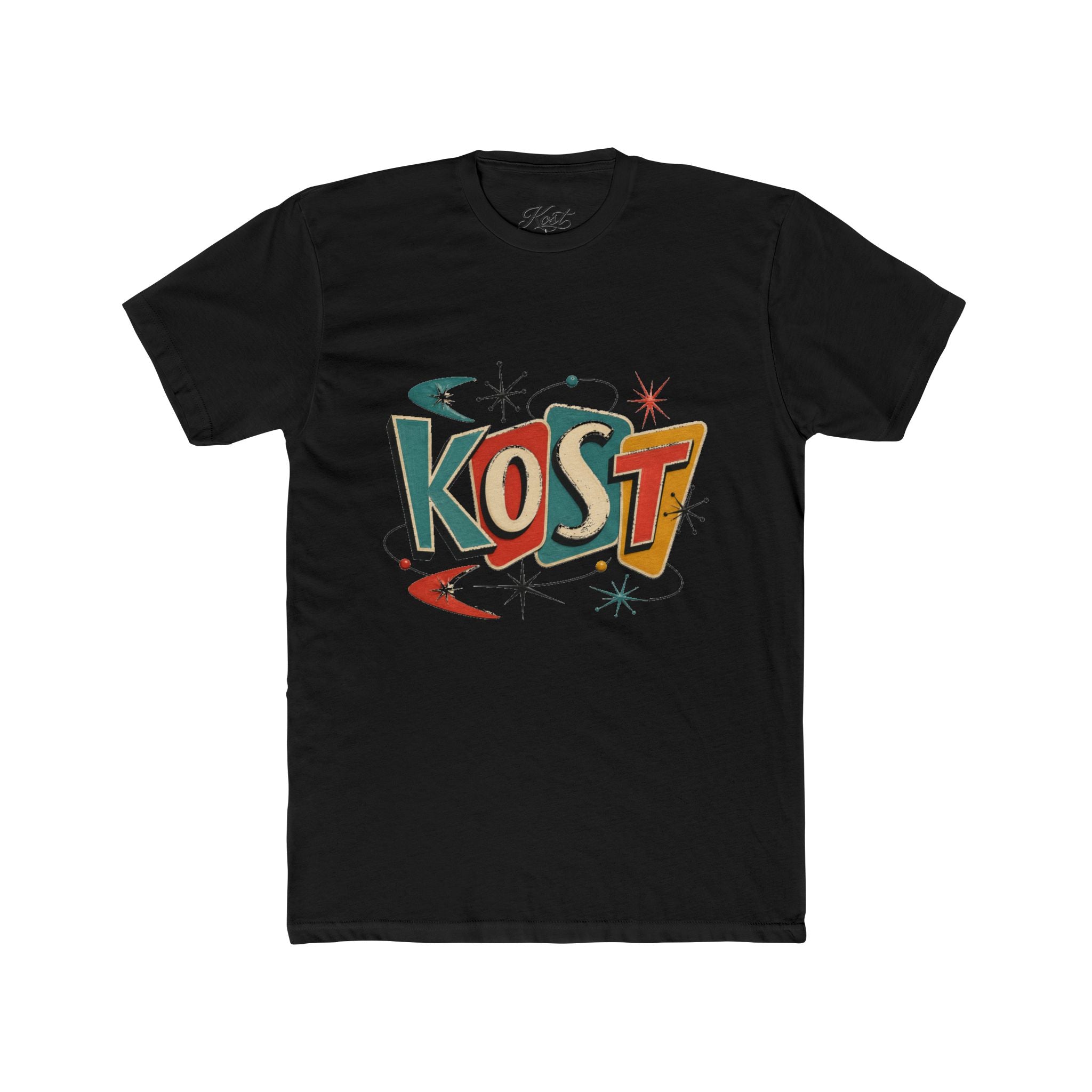 KOST Retro Vintage Logo Tee — 1950s Atomic Mid-Century Graphic T-Shirt