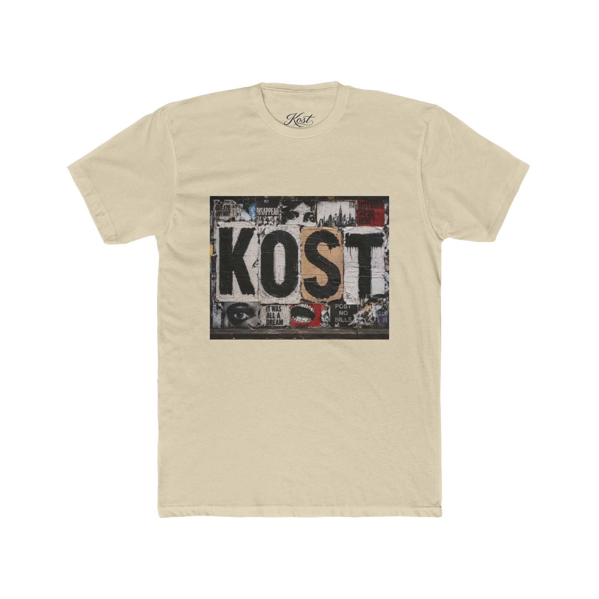 KOST Vintage Collage Tee — Retro Urban Graphic T‑Shirt