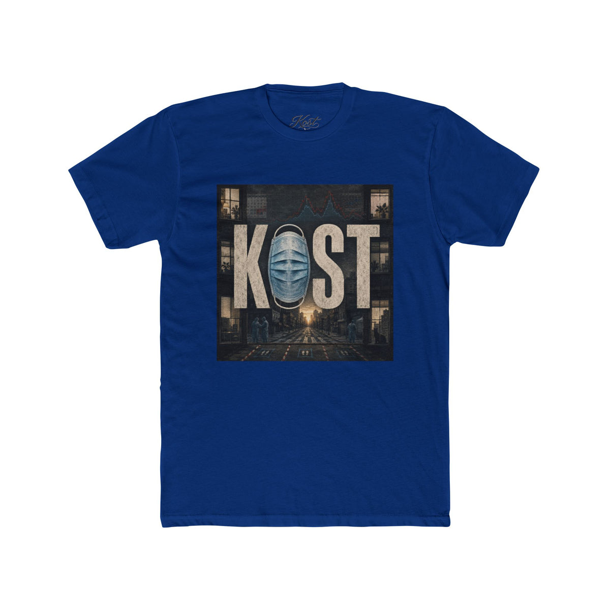 KOST Vintage Microphone Tee — Retro Radio Broadcast Graphic T-Shirt
