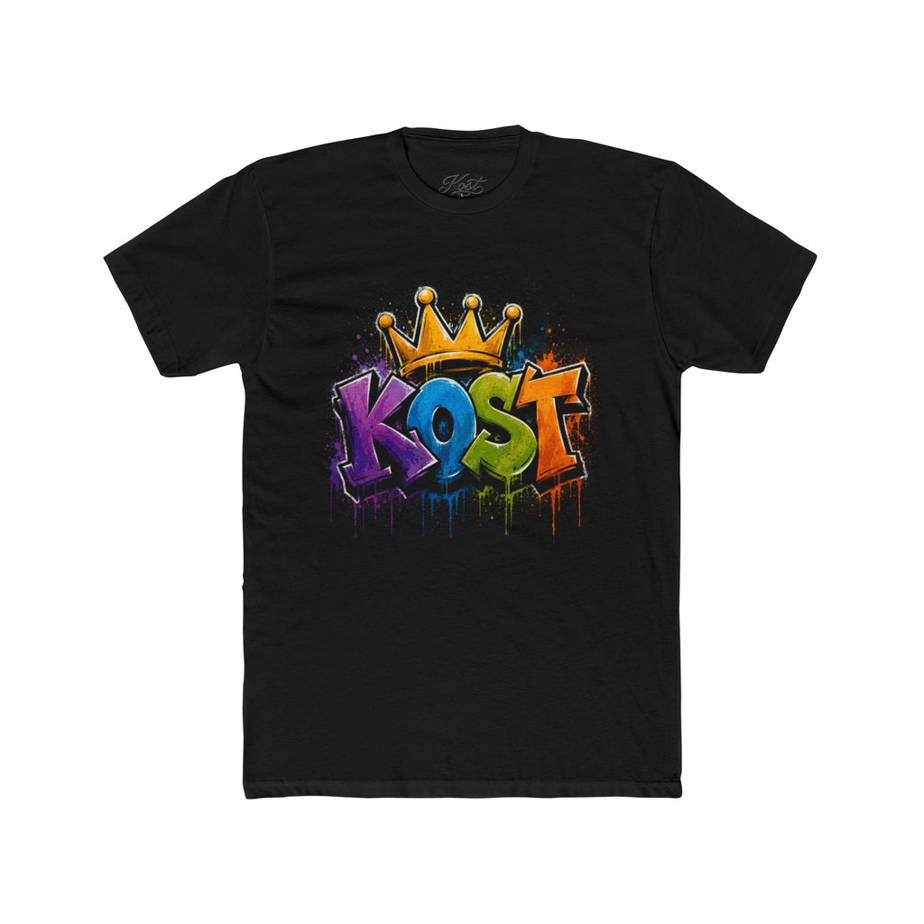 KOST Crown Graffiti Graphic Cotton T-Shirt