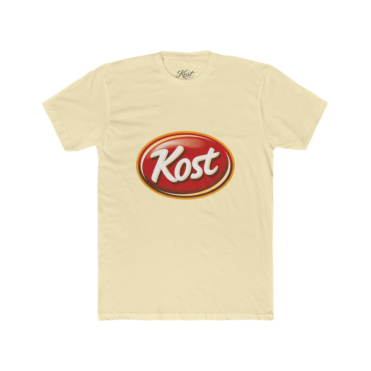 Kost Logo Tee — Retro Red Oval Graphic T‑Shirt