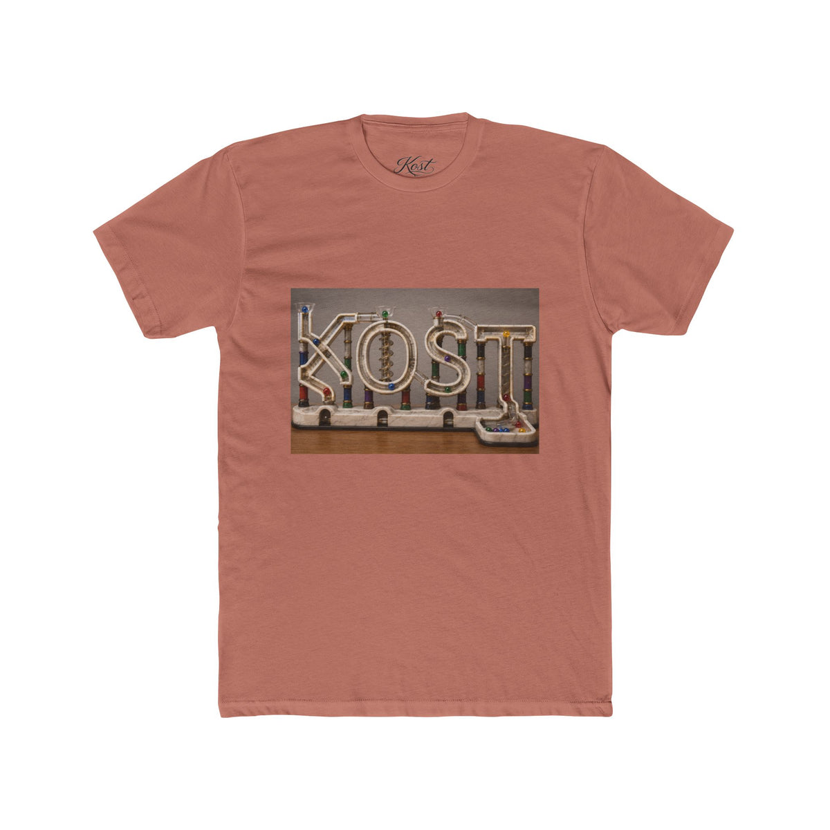 KOST Neon Sign Graphic Tee — Vintage Industrial Urban Shirt