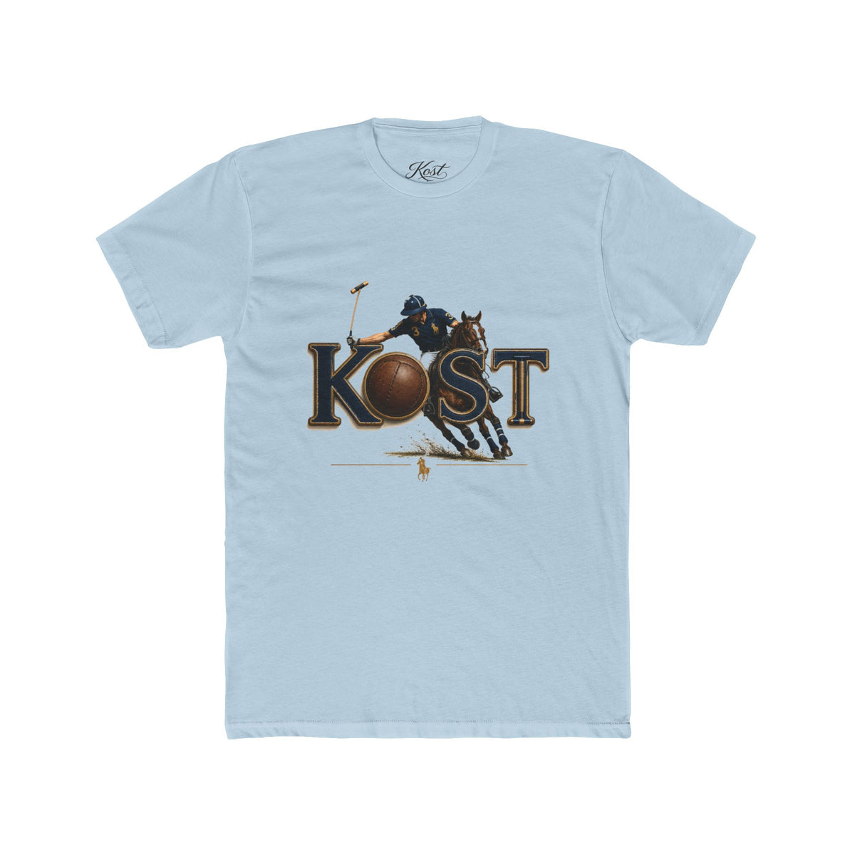 Polo Player 'KOST' Graphic Tee — Vintage Equestrian Polo Shirt