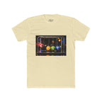 Newton's Cradle Kinetic Art Tee — 'Kest' Logo Graphic Cotton Shirt