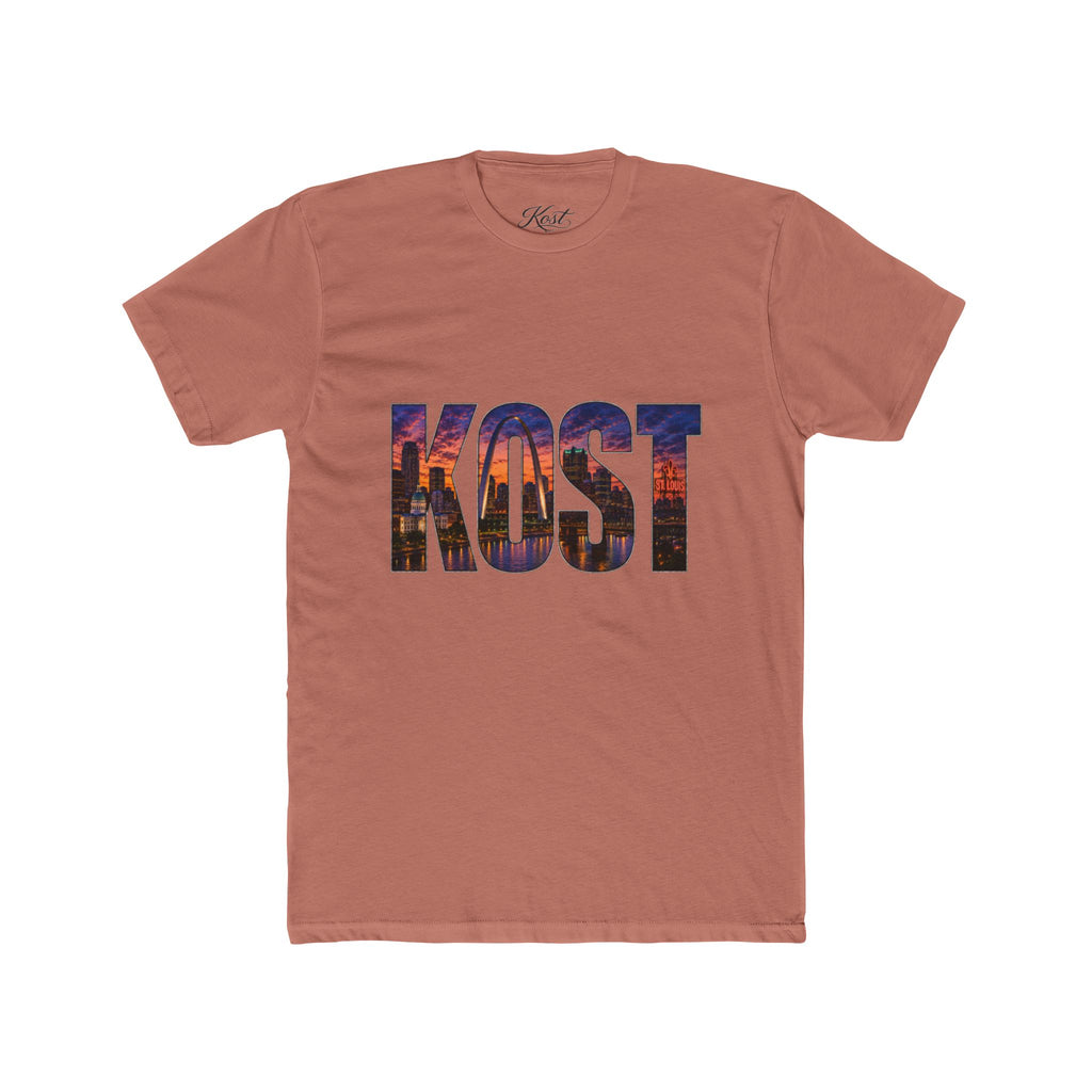 KOST Cityscape Graphic Tee — Urban Skyline Lettering T-Shirt