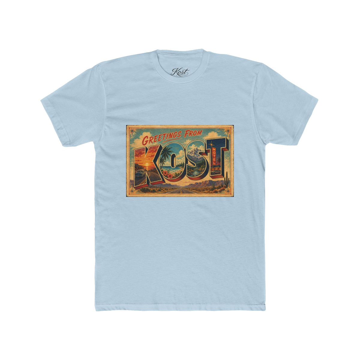 Greetings From KOST Vintage Postcard T-Shirt