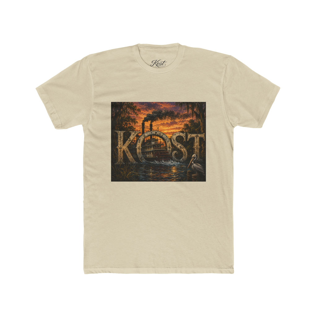 Köst Sunset Steam Tee — Vintage Riverboat Graphic T-Shirt