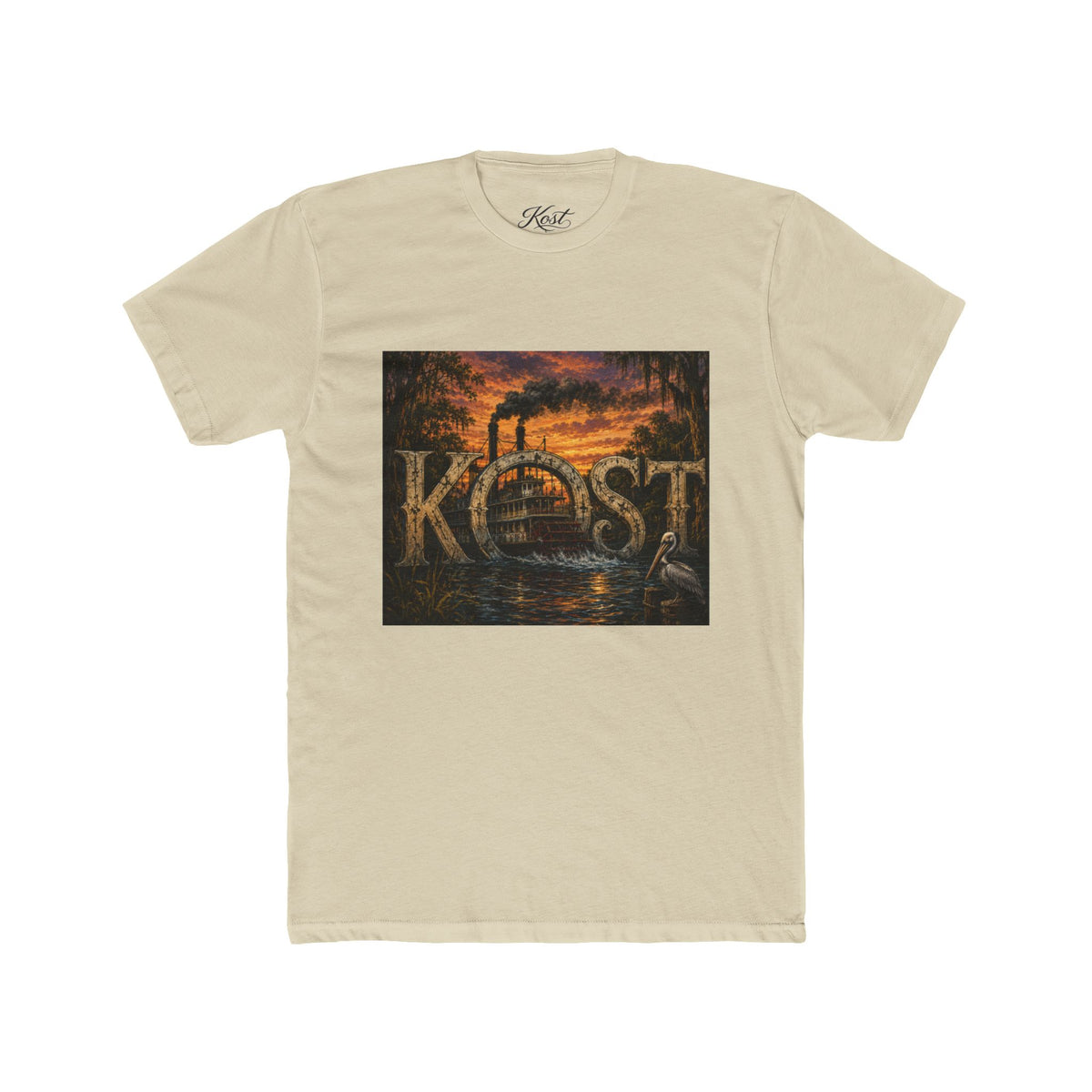 Köst Sunset Steam Tee — Vintage Riverboat Graphic T-Shirt