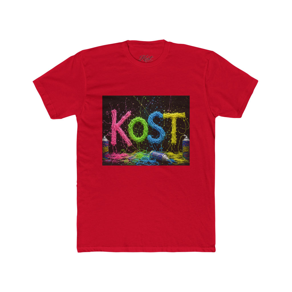 KOST Colorful Abstract Art Cotton T-Shirt