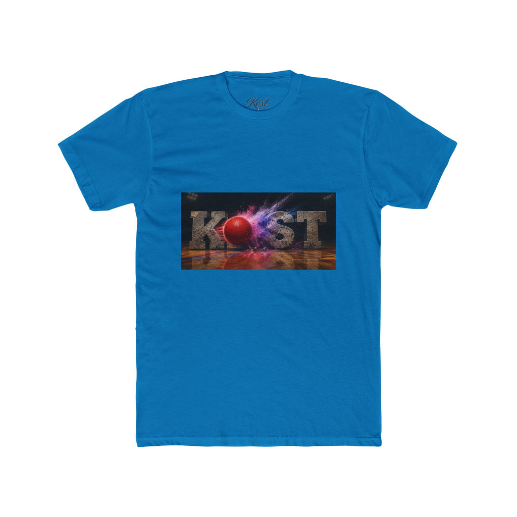 Cosmic Burst Tee — 'KOST' Retro Space Graphic T-Shirt