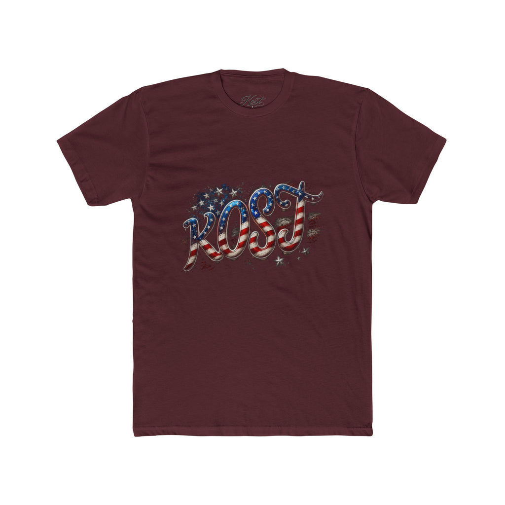 KOST Americana Flag Script T-Shirt — Patriotic 4th of July Graphic Tee