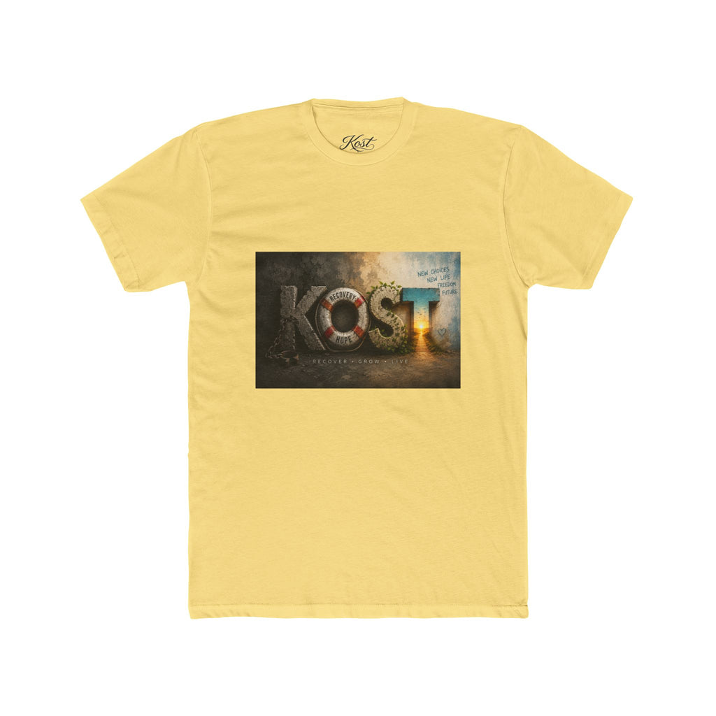 KOST Graphic T-Shirt – Distressed Gothic Rock-Inspired Tee