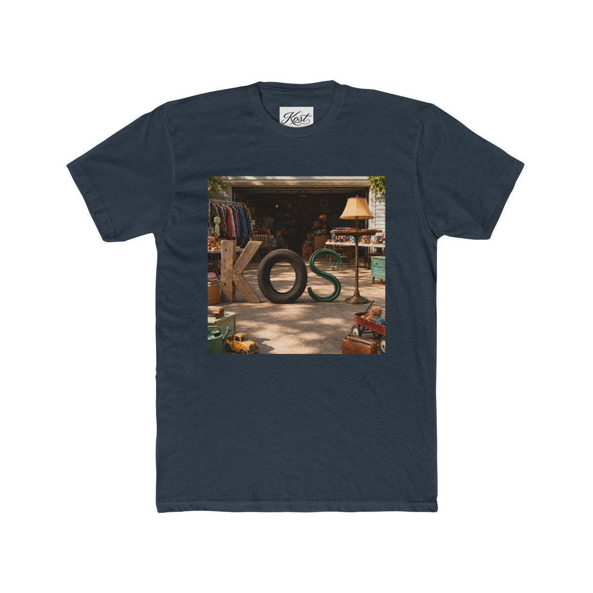 Vintage Flea Market Photo Tee — KOS Garage Sale Graphic T-Shirt