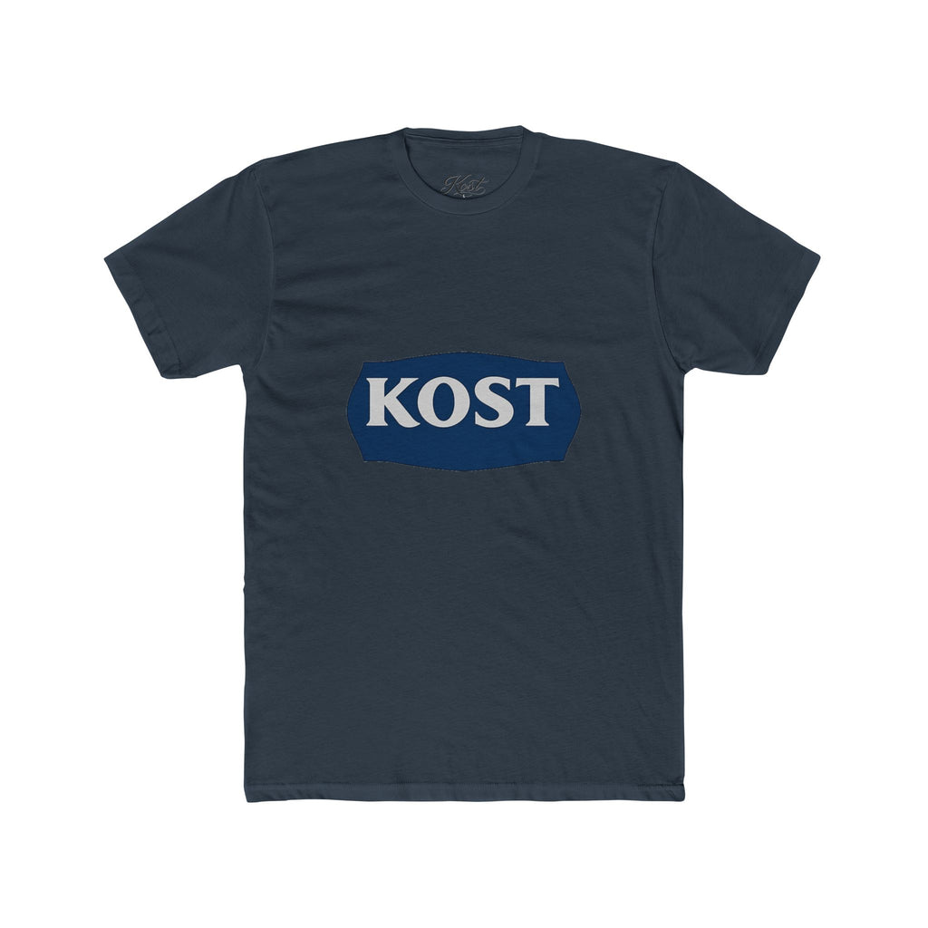 KOST Logo Tee — Vintage Navy Badge Graphic T-Shirt