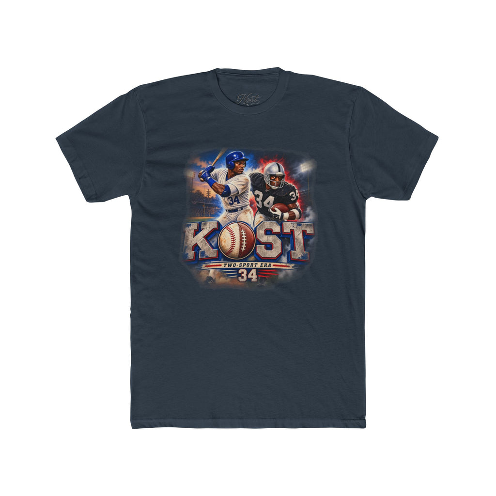 Kost Vintage Baseball & Football Collage Tee