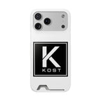 KOST Logo Phone Case with Card Holder