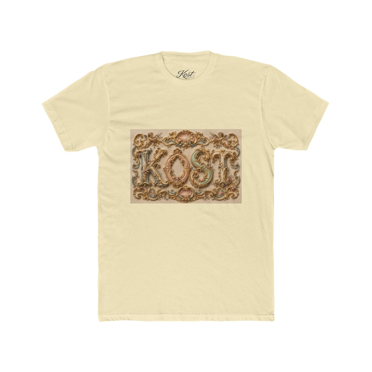 Baroque Ornate Frame T-Shirt — Vintage Gold Rococo Design