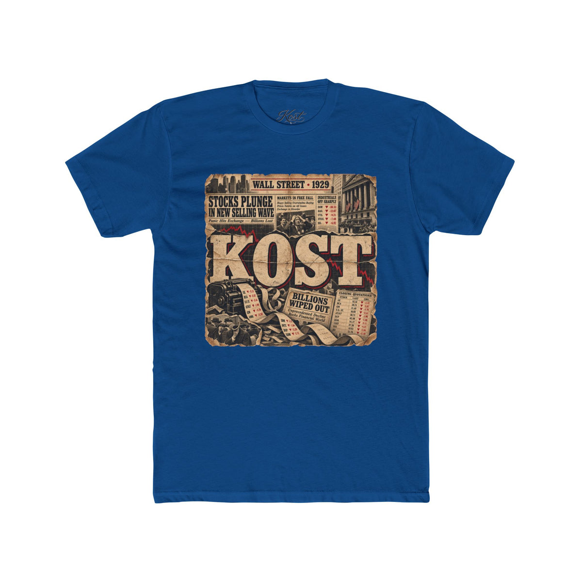 Vintage Newspaper 'KOST' Graphic Tee