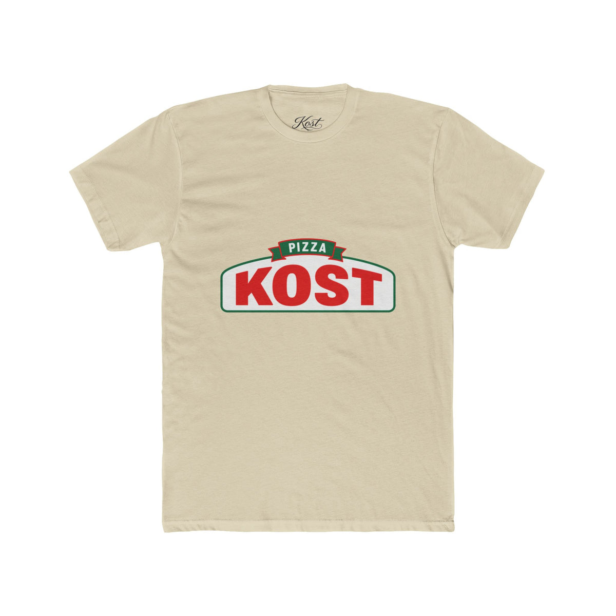 Pizza Kost Logo Tee — Vintage-Inspired Pizza Shop T-Shirt