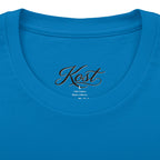 Kost Embroidered Logo Tee — Minimalist Cotton Crew T‑Shirt