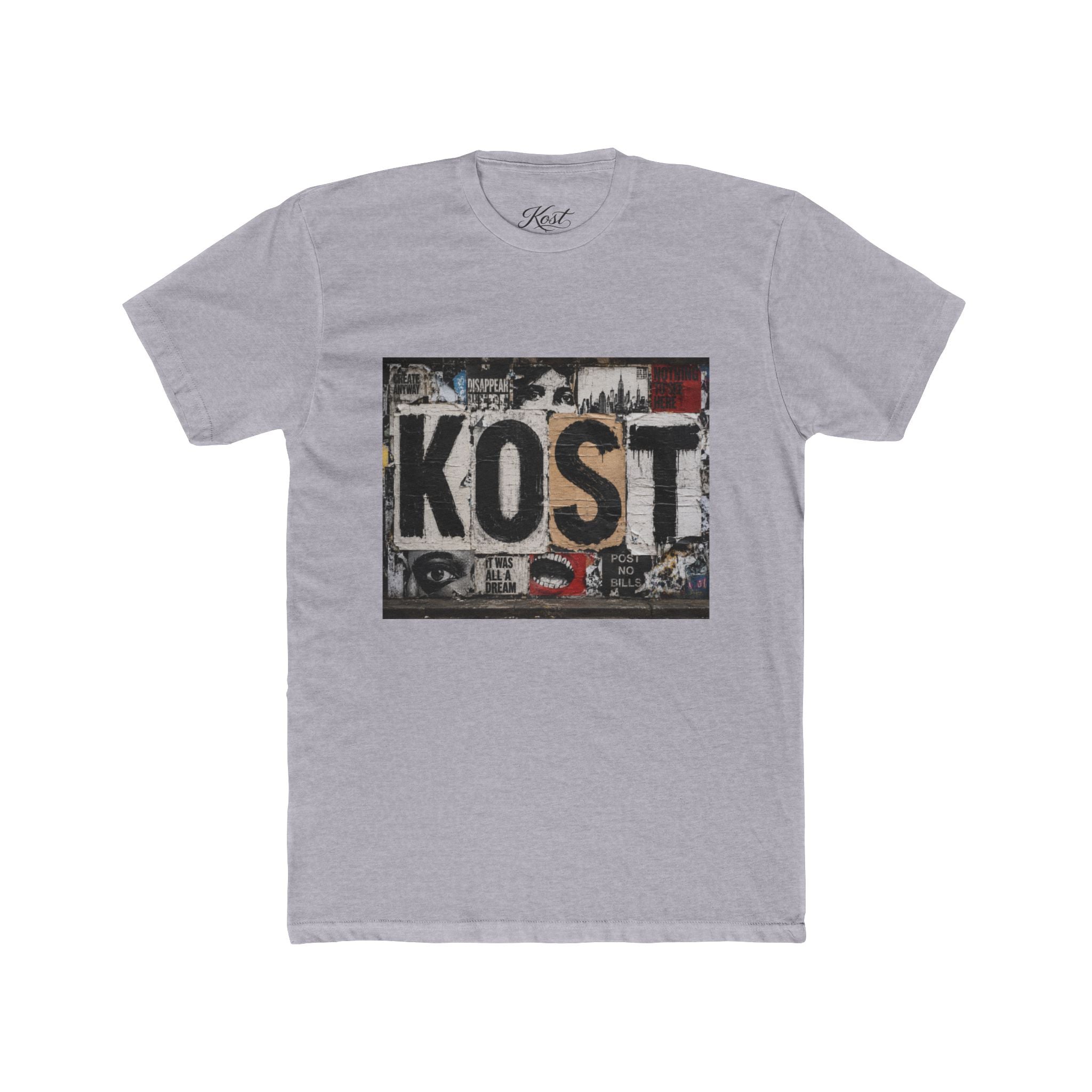 KOST Vintage Collage Tee — Retro Urban Graphic T‑Shirt