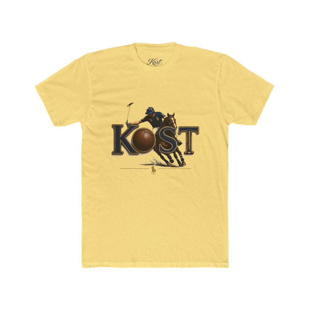 Polo Player 'KOST' Graphic Tee — Vintage Equestrian Polo Shirt