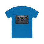 KOST Industrial Metal Plaque T‑Shirt — Vintage Steel Nameplate Tee