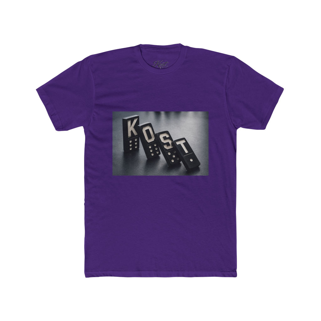 KOST Domino Graphic Tee — Retro Monochrome Dominoes Shirt
