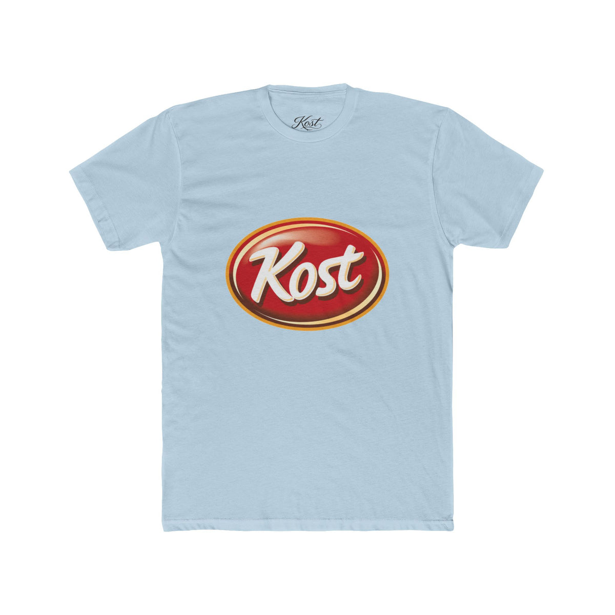 Kost Logo Tee — Retro Red Oval Graphic T‑Shirt