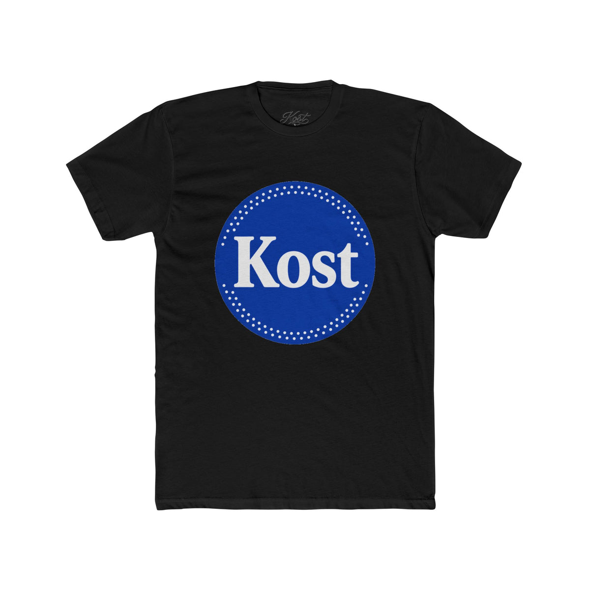 Kost Logo Tee — Vintage Blue Circle Graphic T‑Shirt