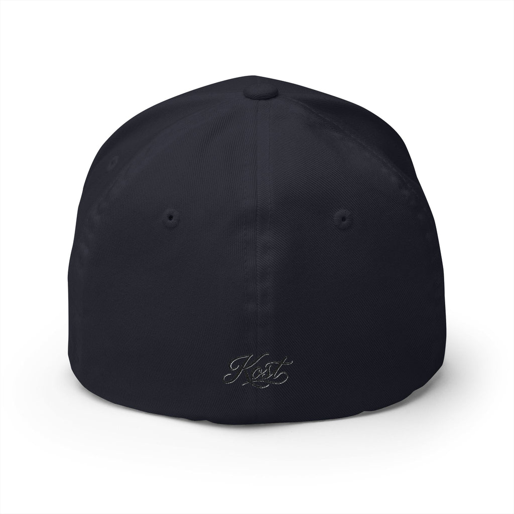 Embroidered 'Kost' Baroque Gold Logo Cap — Structured Closed-Back Hat