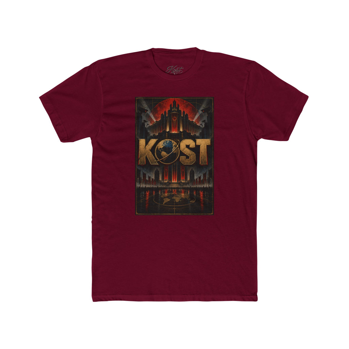 KOST Vintage Cityscape Tee — Retro Band Logo Graphic T-Shirt