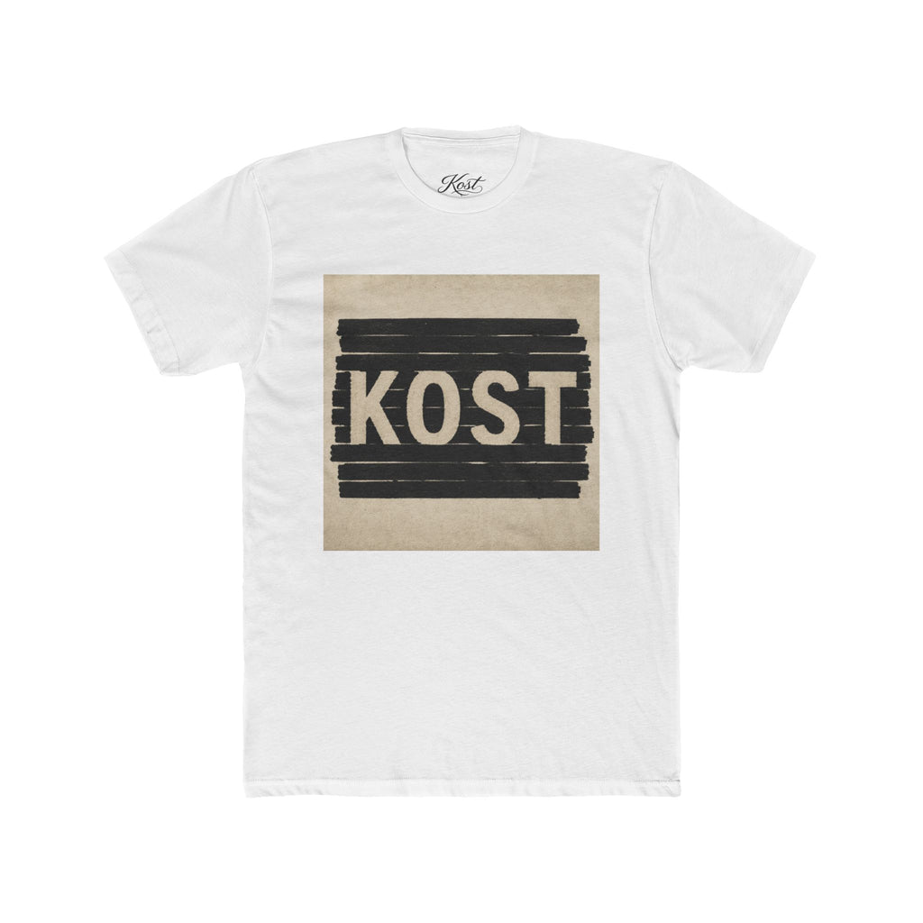 KOST Graphic Tee – Vintage Block Logo Cotton T‑Shirt