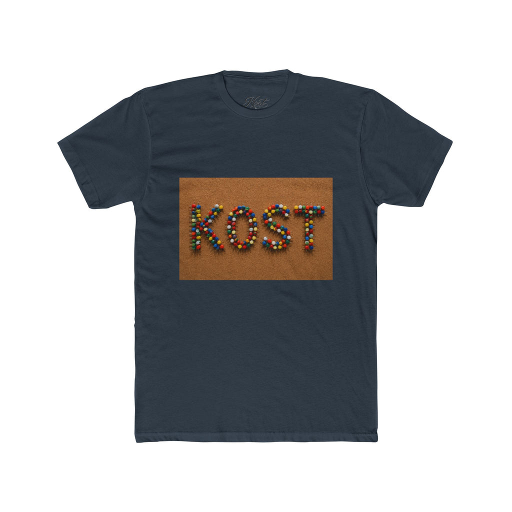 KOST Colorful Beaded Letter Graphic T-Shirt