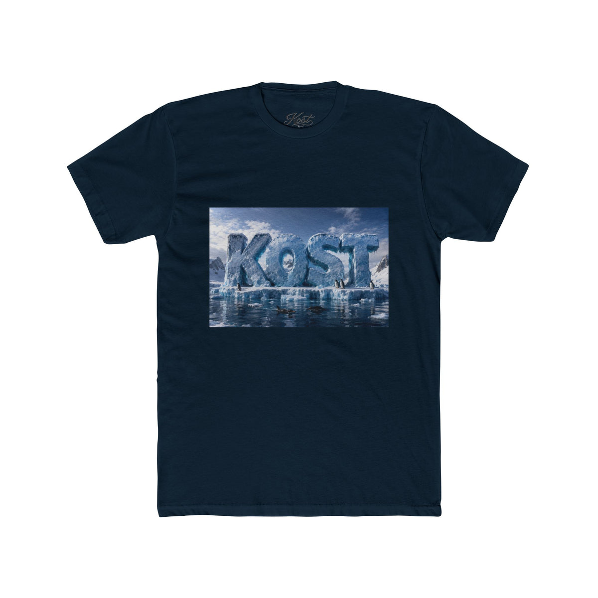 Lost Ice Graphic Tee — "LOST" Arctic Lettering Crewneck