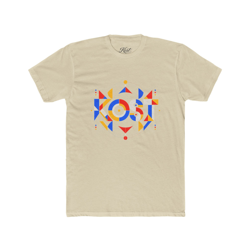 Lost Geometric Tee — Colorful Abstract Graphic T-Shirt