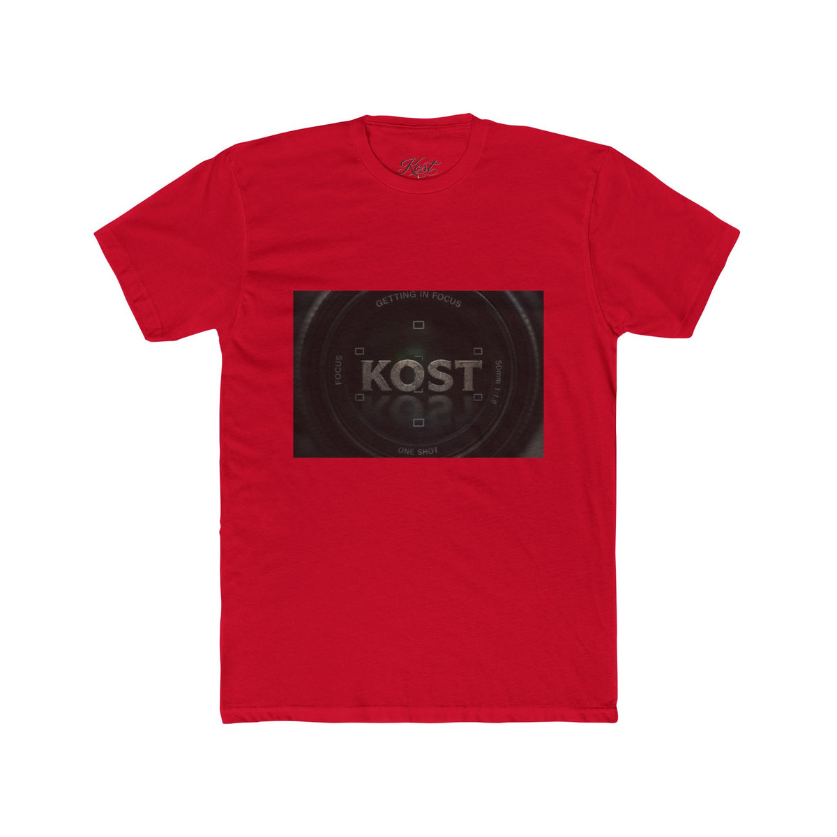 KOST Logo Tee — Minimalist Black Graphic Cotton T‑Shirt
