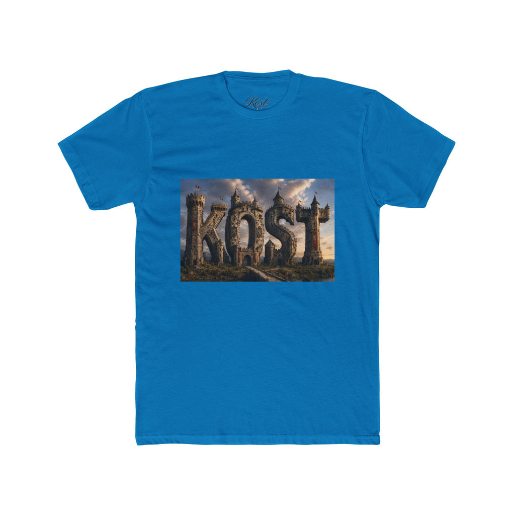 KOST Fantasy Stone Logo Tee — Epic Castle Adventure Graphic T-Shirt