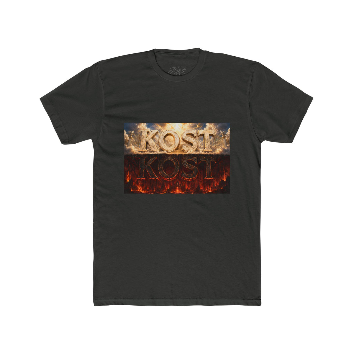 Kost Fiery Smoke Graphic Tee — Rock/Metal Band Style Shirt