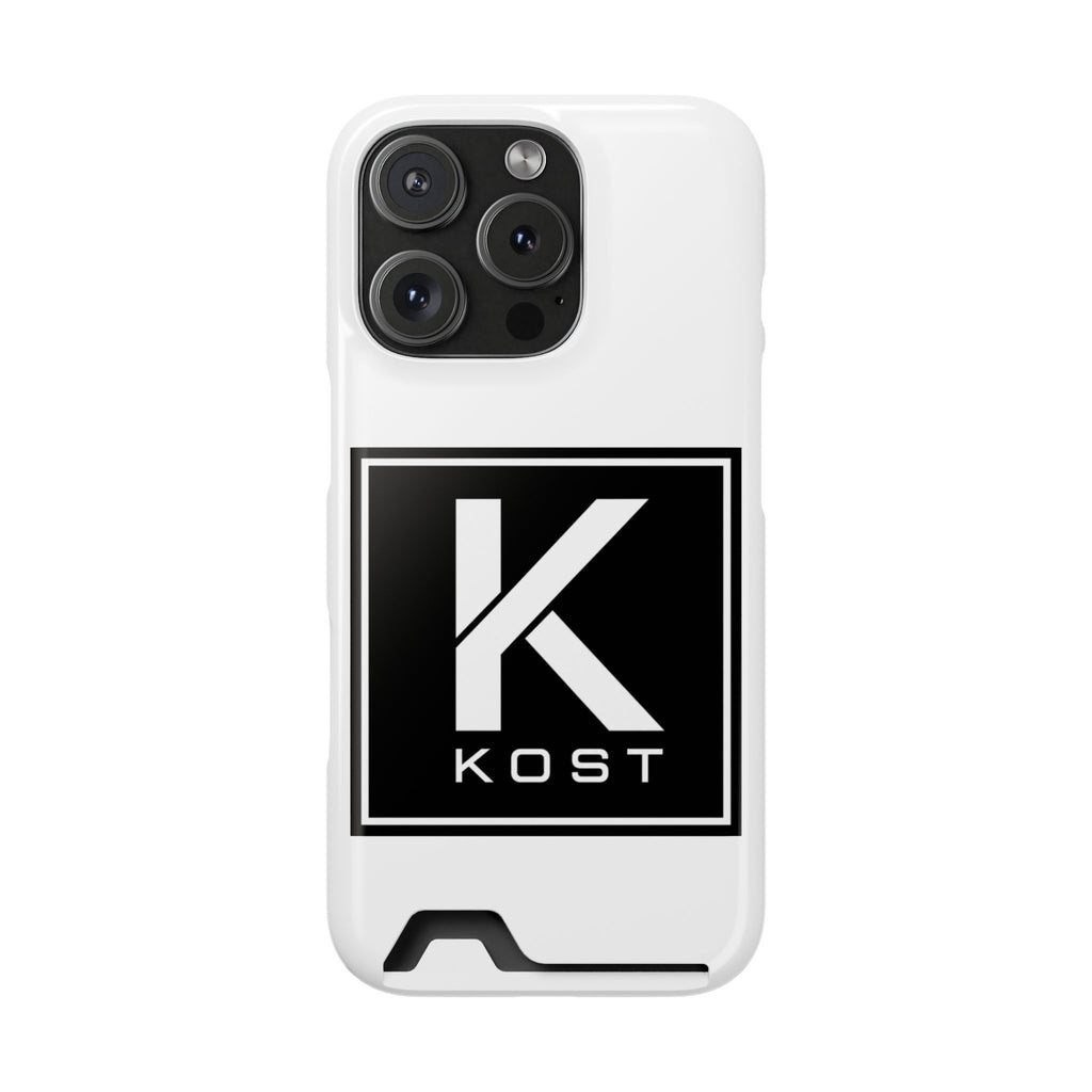 KOST Logo Phone Case with Card Holder
