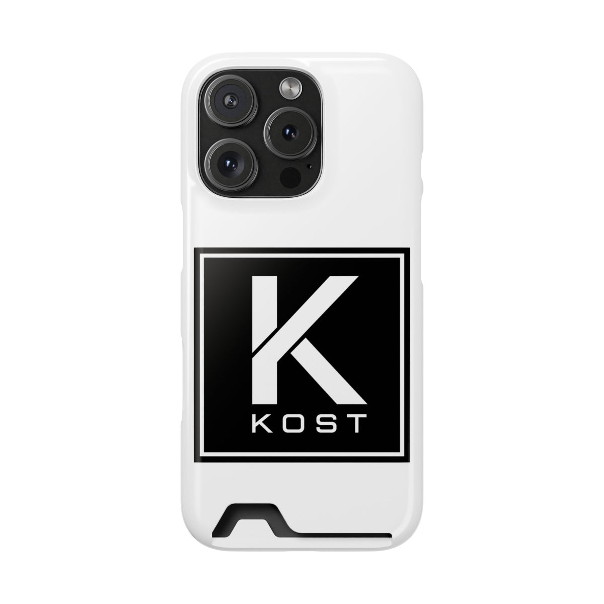 KOST Logo Phone Case with Card Holder