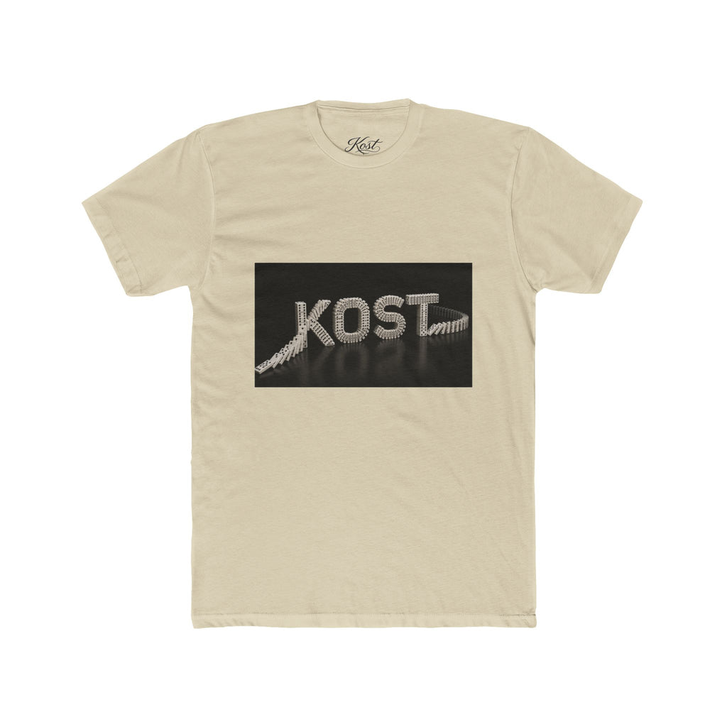 KOST Logo Tee — Retro Metallic Logo Graphic T-Shirt