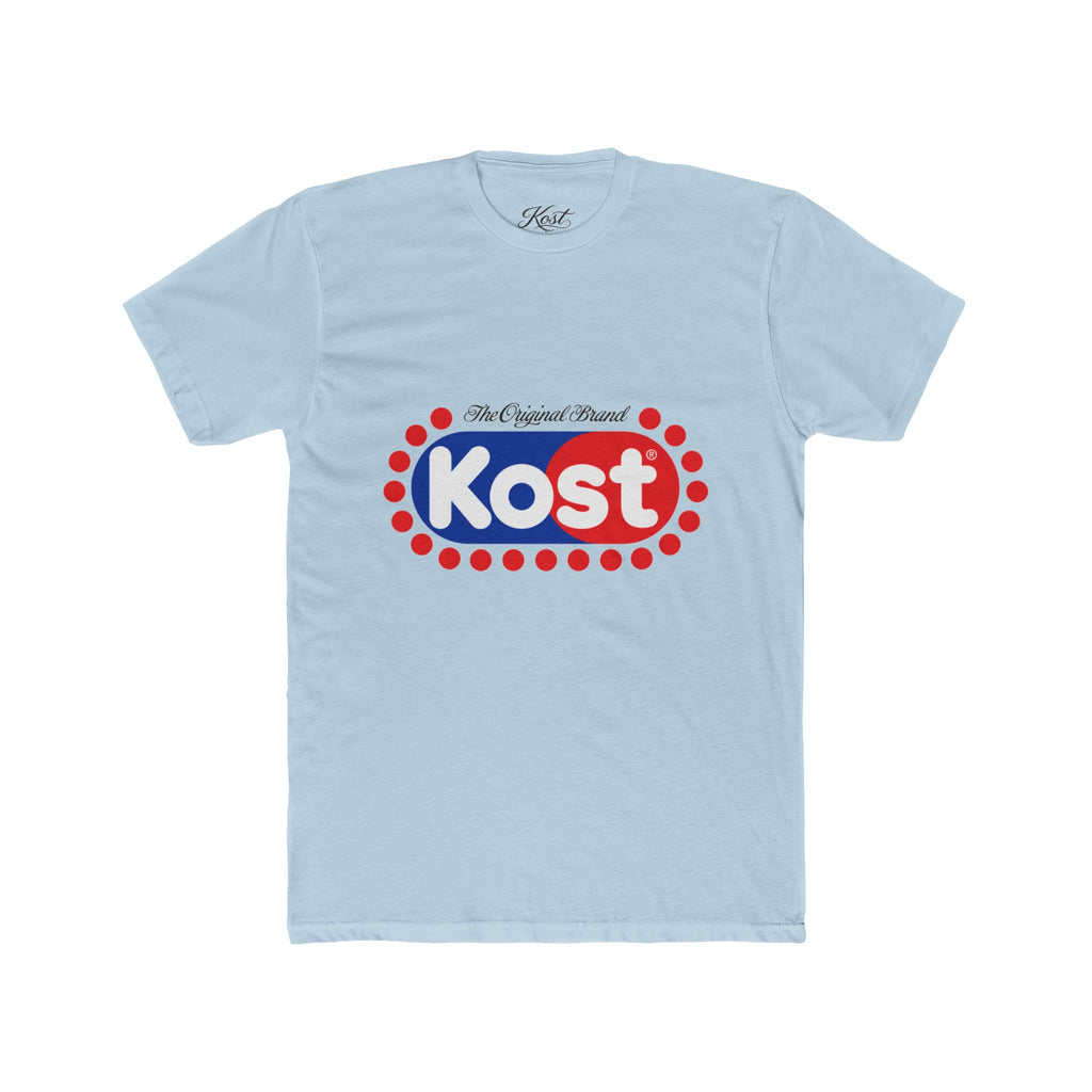 Kost Logo Tee — Retro Red & Blue Graphic T-Shirt