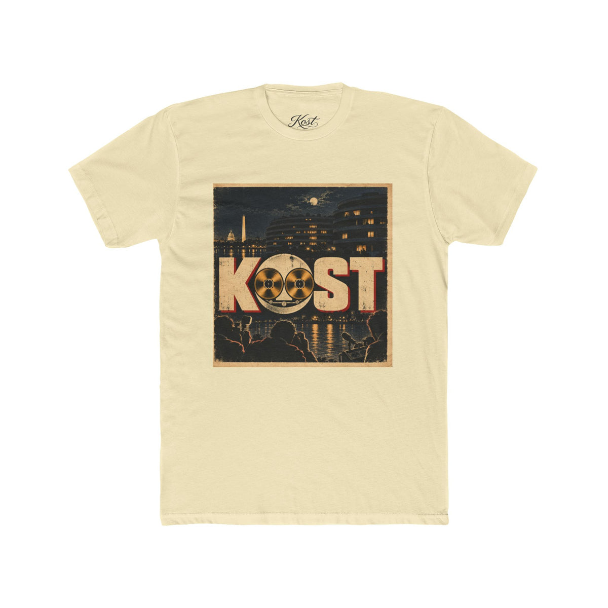 KOST Retro Cityscape T‑Shirt — Vintage Radio Logo Tee